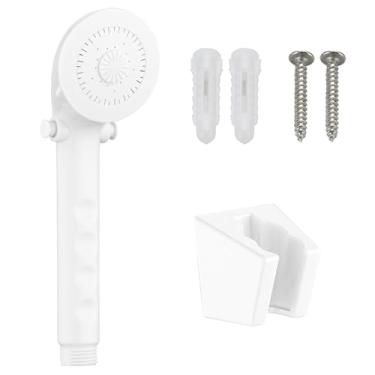 Imagem de Chuveiro externo com suporte de chuveiro, chuveiro RV para veículos recreativos, motorhomes, campistas e trailers (branco)