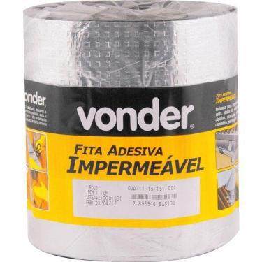 Imagem de Fita Adesiva Impermeável 15cmx10m Aluminizada - Vonder