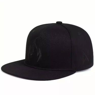 Imagem de Boné Beisebol Snapback Unissex Bordado Aba Reta