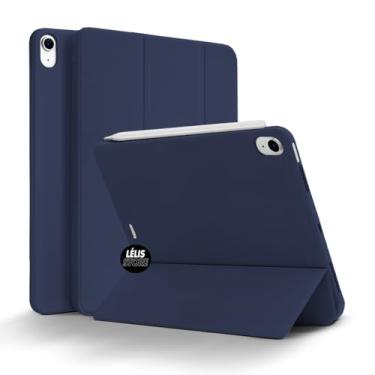 Imagem de Capa Case Anti Impacto Para iPad 10 10.9 10th Geração e iPad 11th 2025 Chip A16 com função sleep e suporte Com Compartimento Para Pencil Caneta Tampa Magnética PREMIUM (AZUL MARINHO)