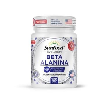 Imagem de BETA ALANINA 1.200MG 120 CAPSULAS SUNFOOD EVOLUTION