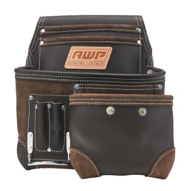 Imagem de AWP Bolsa para ferramentas de couro bronze óleo TrapJaw 1L-995-1, marrom