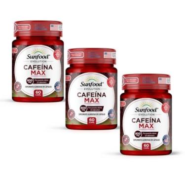 Imagem de KIT 03 CAFEÍNA MAX 800MG 60 CAPSULAS - SUNFOOD EVOLUTION