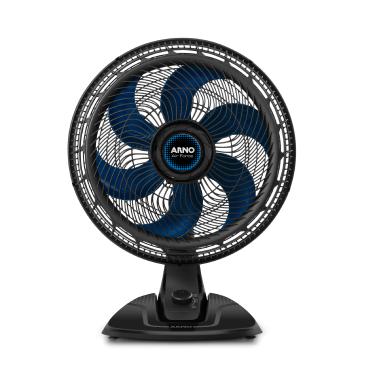 Imagem de Ventilador de Mesa Arno VA46 Air Force Preto 40cm 6 Pás 110V