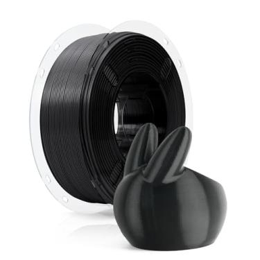 Imagem de FilaBees Filamento TPU 1,75 mm preto, filamento de impressora 3D macio 95A, alta dureza e resiliência, material adesivo macio, elástico, filamento flexível 1 kg (2,2 lbs), TPU preto