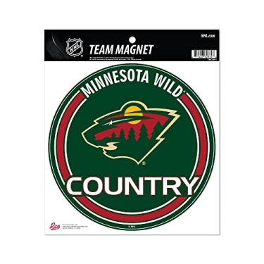 Imagem de Rico Industries Ímã redondo NHL Minnesota Wild 20 cm