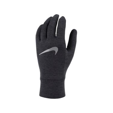Imagem de Nike Luvas de corrida de lã masculinas, pretas/pretas/prateadas, S/M