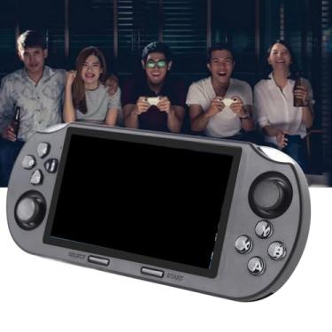Imagem de Heayzoki Console de Jogos Portátil Retro, Console de Vídeo retrô Com Tela de 4,5 Polegadas, Cartão de Memória de 64 GB, 14 Emuladores e Modo de Duplo Jogador, CPU de 1,2 GHz de Núcleo