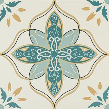 Imagem de Alow Retire e cole o piso de 30 x 30 cm - Pacote com 10 pisos de vinil à prova d'água, autoadesivo para banheiro, cozinha, quarto - fácil de instalar, verde