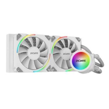 Imagem de Water cooler sangue frio 3 argb white ghost 240mm - tdp 250w - argbsf3