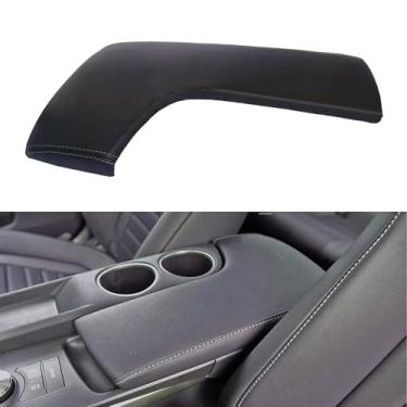 Imagem de Vigoraze Capa de apoio de braço para console de couro preto compatível com Lexus IS250 IS350 IS300 IS200 2014 2015 2016 2017