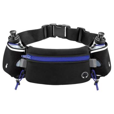 Imagem de Cinto de Corrida de Hidratação, Cinto de Hidratação de Corrida, Cinto de Corrida com Garrafas, Bolsa de Cintura com Garrafa de Agua, Pochete de Corrida, Cinto com Suporte para Garrafa de Água