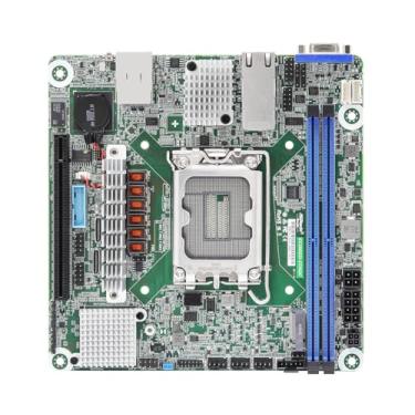 Imagem de ASRock Rack Placa mãe para servidor EC266D2I-2T/AQC Mini-ITX 2X 10GLan Single Socket V1 (LGA 1700) Intel Xeon E-2400 Series