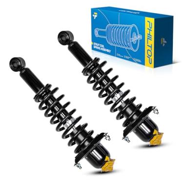Imagem de PHILTOP Amortecedores traseiros para Corolla 2014 2015 2016 2017 2018 2019, conjunto completo de amortecedores e amortecedores, suspensão rápida carregados com mola helicoidal 172991L 172991R Conjunto