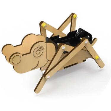 Imagem de Robótica Educacional MDF Cachorro Mecânico STEM - Maker Store