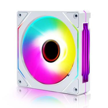 Imagem de Fan 120mm round5 aurora forward argb branco r5-aurora-fw-w-2193