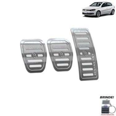 Imagem de Pedaleira Manual Volkswagen Gol Highline G6 G7 Prata