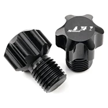 Imagem de Acessórios de modificação Espelhos de motocicleta Parafusos de plugue de furo Tampa de orifício de espelho compatível com S1000R S1000XR (preto-02)