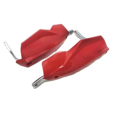 Imagem de BYYINGSUS Protetor de mão para guidão de motocicleta compatível com SX SXF EXC XCW EXCF EXCF 50-500 Duke 690 Dirt Pit Bike protetor de mão (vermelho)