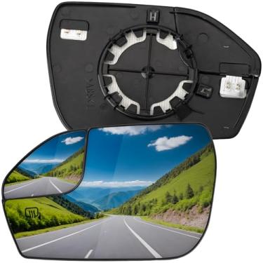 Imagem de LOIYLLEN Substituição do espelho lateral do motorista para Ford Explorer 2011 2012 2013 2014 2015 2016 2017 2018 2019 - Vidro do espelho do lado esquerdo, espelhos retrovisores de vidro com