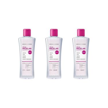 Imagem de Agua Micelar Hidraderm 100Ml Solução Limpeza 5Em1-Kit C/3Un