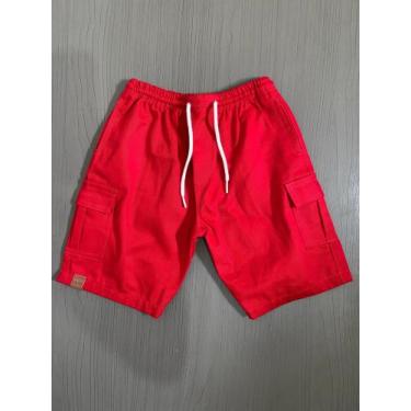 Imagem de Bermudinha infantil - SAJO, Vermelho, 6