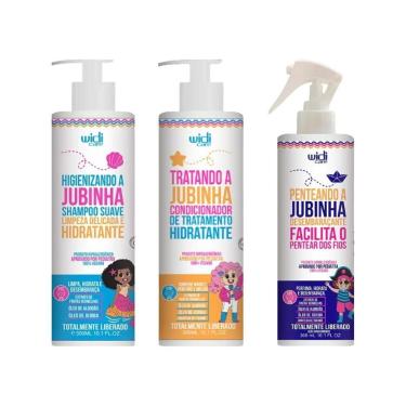 Imagem de Kit Widi Care Jubinha Condicionador+Shampoo+Spray Desemb