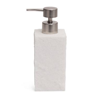 Imagem de Porta Sabonete Liquido em Poliresina Branca 17cm 21660 Mart