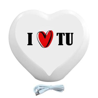 Imagem de Luminária Coração I Love Tu LED USB