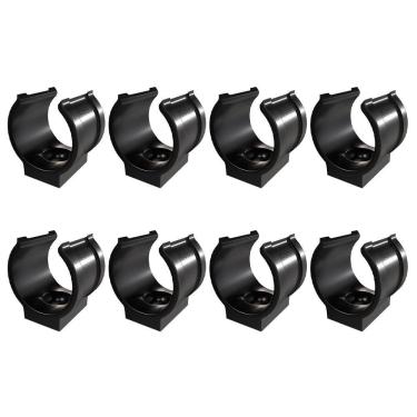 Imagem de Kit 8 Abraçadeira Impacto Cano Tubo 25Mm 3/4`` Preta Estrela