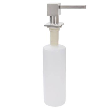 Imagem de Dispenser Dosador de Detergente/Sabonete para Embutir Aço Inox 500ml - DIS-002-500 - STILLUS HOME