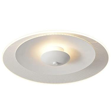 Imagem de luminária moderna minimalista perto do teto luminárias brancas industriais teto semi embutido regulável 1 montagem embutida moldura de acrílico luminárias de teto para quarto sala de estar s