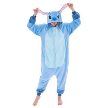 Imagem de Pijama de macacão NEWCOSPLAY, fantasia unissex para adultos com costur