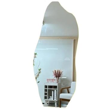 Imagem de Espelho De Corpo Inteiro Com IluminaçãO | Para ChãO Ou Parede | Ideal Para Quarto, Sala E Hall(LUZ FRIA -FONTE 110/220,80x40)