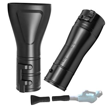Imagem de Tubo adaptador 191B21-6 191L13-5 e bocal de extremidade plana 197889-6, compatível com soprador Makita, para soprador manual Makita X2 36V XBU02Z - XBU03 18V soprador sem escova sem fio