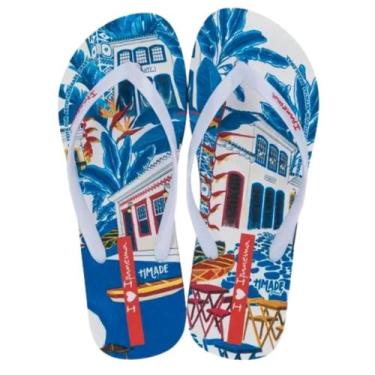 Imagem de Ipanema Chinelo Feminino Tropical Leve Confortável com Estilo, Branco,