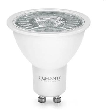 Imagem de 2X Lâmpada Led Dicróica Mr16 4,8W 4000K Luz Branca Morna Gu1