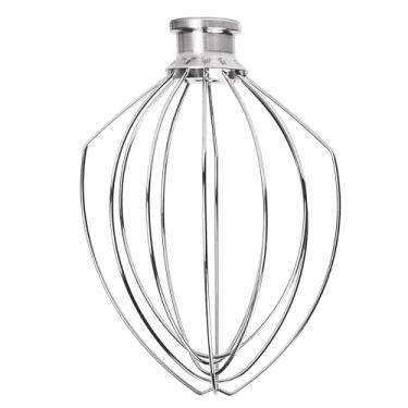 Imagem de Chicote de fio de aço inoxidável inteiro de substituição para batedeira Kitchenaid de 5 litros de 6 fios, K4, K4SS, K5, K5A, K5SS, KG25G7X, KG25H0X, KG25H3X, KP50, KP50PS, KSM455, KSM5