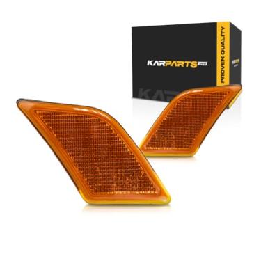 Imagem de CarLights360 Para Mercedes-Benz Classe C, Unidade De Conjunto Luzes Presença Laterais, 2008-09-10, 2011, Lado Do Motorista E Passageiro, Par, Certificado Dot, Mb2554100, Mb2555100