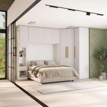 Imagem de Quarto Completo Kappesberg Adapt 7 Peças Branco