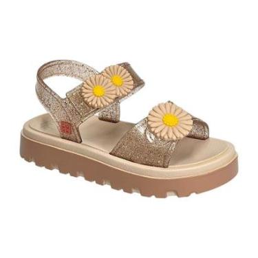 Imagem de Sandália Zaxynina Flower Infantil 18997 Nude Claro-Unissex