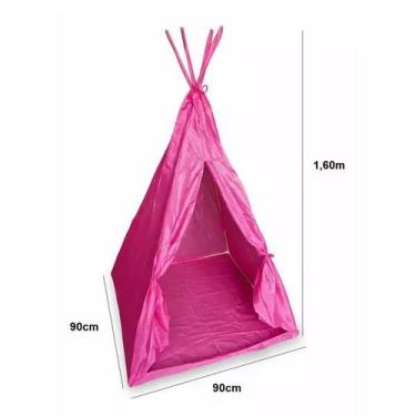 Imagem de Barraca Infantil Rosa Cabana Festa do Pijama Xplast Homeplay