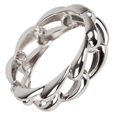 Imagem de SPUNKYsoul Fivela de elos de corrente com pulseira de strass em ouro, ouro rosa prateado e metal metálico para mulheres, Medium, Metal, arenito