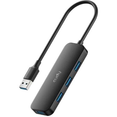 Imagem de Hub USB Cudy UH40A 4 Portas USB 3.0 5 Gbps Preto