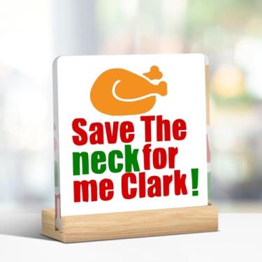 Imagem de Decoração de Férias de Natal Decorações de Natal Sinais de Mesa de Banheiro Feliz Natal Acrílico 10 x 10 cm