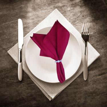 Imagem de Kit 10 Guardanapos 45x45 Oxford - Magic Enxovais Vermelho