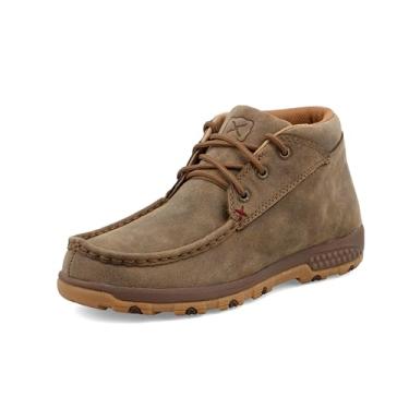 Imagem de Twisted X Moc Toe feminino Chukka Driving Shoes - Wxc0001, Bomber, 9 Wide