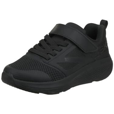 Imagem de Skechers GO Run Elevate [403982LBLLM] Tênis de corrida infantil azul/limão (us_Footwear_Size_System, Preto e preto, 30 EU