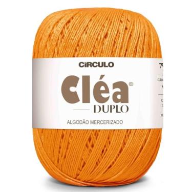 Imagem de Fio Linha Clea Duplo 508m Círculo 150g Ideal Crochê E Tricô (4156 - CENOURA)