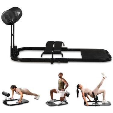 Imagem de Lifepro Máquina de impulso de quadril – Equipamento de treino ajustável para glúteos para casa – Banco de impulso de quadril e máquina de glúteos – Construtor de bumbum dobrável, máquina de